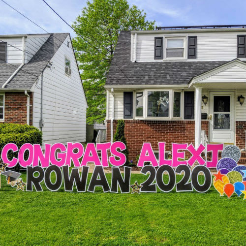 congratulation yard signs