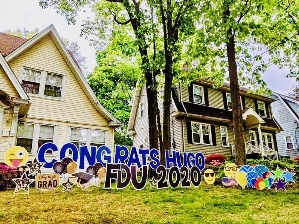 graduation yard sign