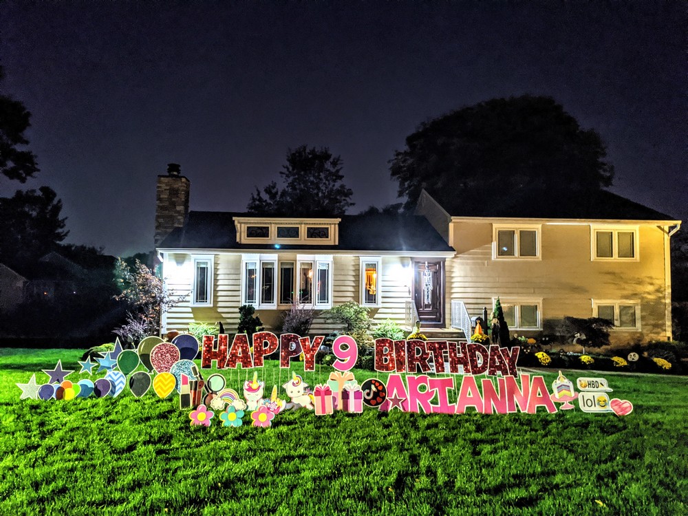 Happy Birthday Yard Signs Cedar Grove NJ