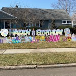 Happy Birthday Yard Sign in Nutley NJ