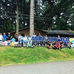 Big Birthday Sign in Franklin Lakes, NJ