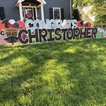 Northern Highlands High School Graduation Yard Sign in Allendale, NJ
