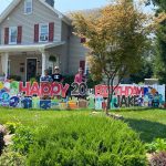 Happy Birthday Sign for an Older Boy in Midland Park, NJ