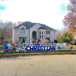 Boy Happy Birthday Lawn Sign in Woodcliff Lake, NJ