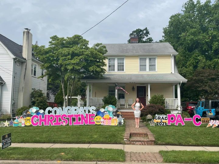 Congrats Lawn Sign in Pompton Lakes, NJ