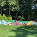 Happy Birthday Lawn Sign in Washington Township, NJ