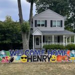 Welcome Home Lawn Sign in Waldwick, NJ