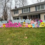 Happy Birthday Lawn Sign for a Girl in Washington Township, NJ