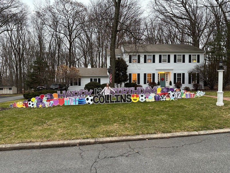 Happy Birthday Yard Sign in Oakland, NJ